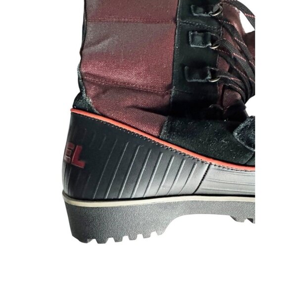 Sorel Womens Sz 11 TIVOLI High II Madder Brown Faux Fur Lined Lace Up Snow Boots - Picture 11 of 13